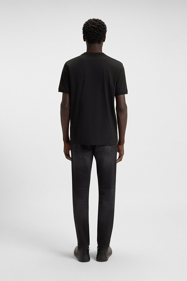 ΜΠΛΟΥΖΑ T-SHIRT BOSS - 001 ΜΑΥΡΟ